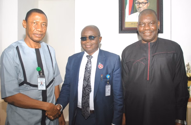 SEC AND IST 1 &1A LEFT TO RIGHT: Chairman Investment and Securities Tribunal IST Mr. Isaiah Idoko-Akor, Acting Director General Securities and Exchange Commission